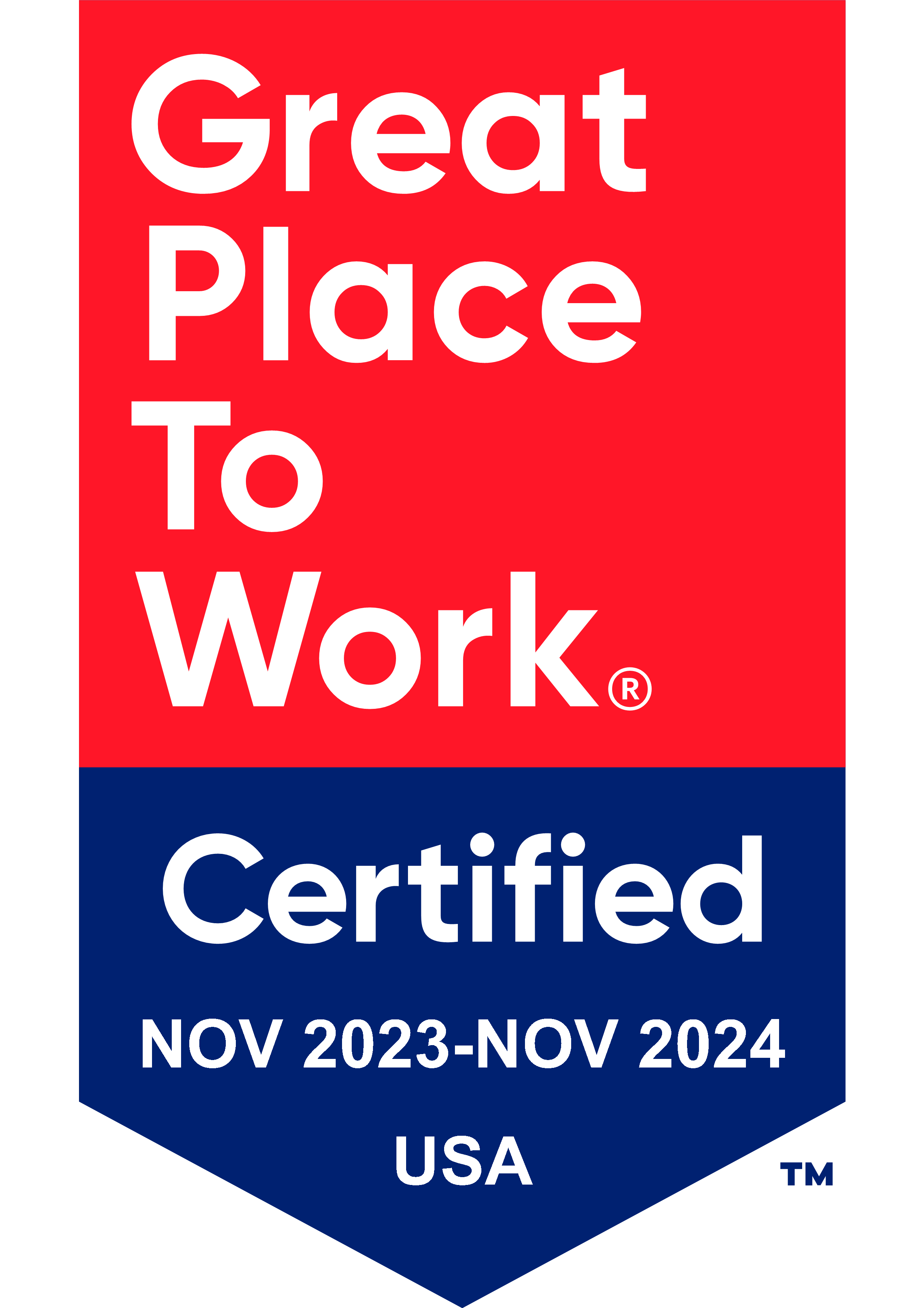 Upward Projects 2023 Certification Badge.