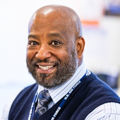 Terry, a Civic Literacy and African American Studies teacher, enjoys making an impact in the lives of students every day.